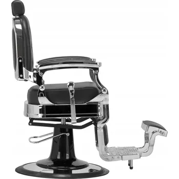 Kadeřnické křeslo Gabbiano barberské křeslo Ernesto B černé