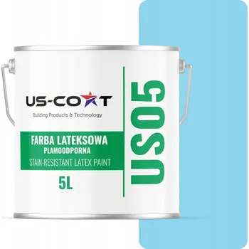 barva na zeď BARVA LATEXOVÁ ODOLNÁ SKVRNÁM SVĚTLE MODRÁ H0361 5L MATNÁ NA STĚNY