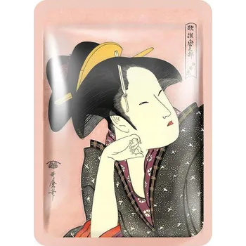 Pleťová maska Pleťová maska UKIYO s extraktem ze zeleného čaje MATCHA a květu Kamélie JAPAN