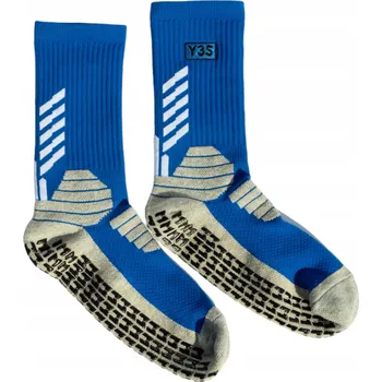 Pánské ponožky PROTISKLUZOVÉ SPORTOVNÍ FOTBALOVÉ PONOŽKY MODRÉ 38-41 Y3S