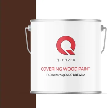 barva na zeď RENOVAČNÍ BARVA BARVA DVEŘE RAL8016 TEPLÁ HNĚDÁ LESKLÁ 5L