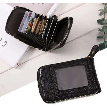 Obal na doklad Pouzdro na doklady 11,5 x 7,4 x 4 cm černé