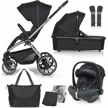 Kočárek Kočárek 3v1 pro děti EASYGO GIRO CELÝ SET Sedačka Taška Oteplovací Fólie