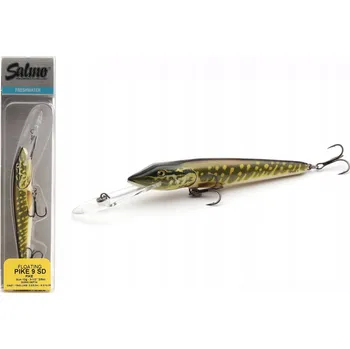 Umělá nástraha SALMO PIKE SDR PLOVOUCÍ WOBLER 9 Cm - PE9SDRPE