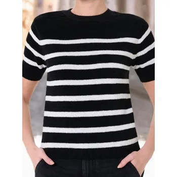 Oblečení a móda Sinsay - Pruhovaný svetr - vícebarevná - 336CG-MLC - 336CG-MLC-XS