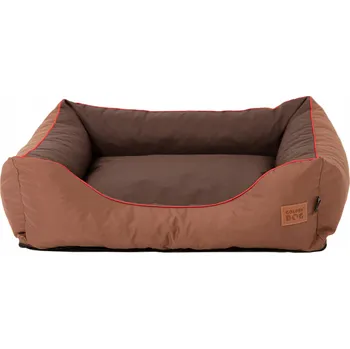 Pelíšek pro psa PELÍŠEK GOLDEN DOG ČTVEREC XL barva hnědá/sv.hnědá