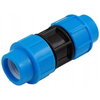 Vodovodní potrubí PE 32 Spojka - Dvojitá Nátrubek Šroubovací pro vodovodní trubka