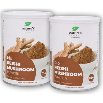 Přírodní produkt 2x Reishi Mushroom Bio 125g (Lesklokorka lesklá)