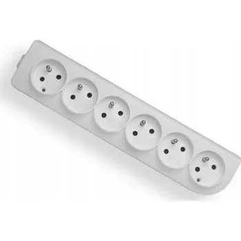 Elektrická zásuvka Prodlužovací přívodní lišta podlahová Kobi bílá