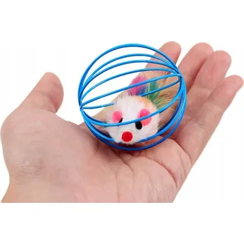 Hračka pro kočku Interaktivní Hračka pro kočky LOGparts HRAČKA PRO KOČKY MYSZ Z GRZECHOTKĄ W PUŁAPCE