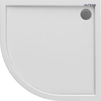 Sprchová vanička Oltens Superior sprchová vanička, půlkruhová 90 x 90 cm, akrylátová, bílá 16002000