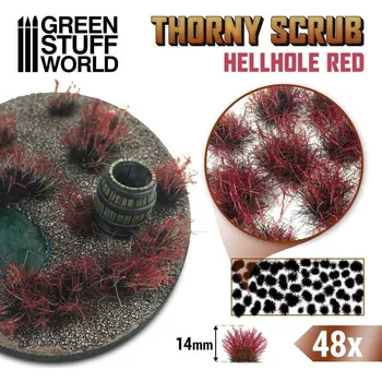 Green Stuff World Thorny Scrubs - HELLHOLE RED (Green Stuff World)