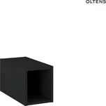 Oltens Vernal boční závěsná umyvadlová skříňka 20 cm, matná černá 60020300