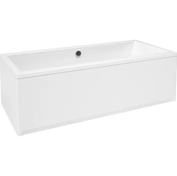 Vana Velká obdélníková akrylátová vana do koupelny s obkladem a nožičkami 170x75 cm