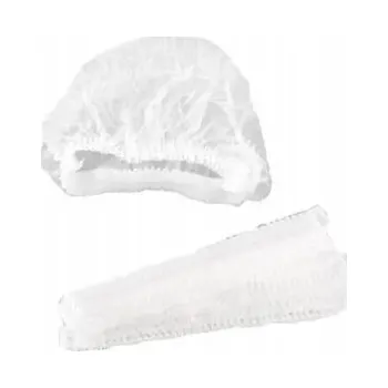 Čepice ČEPICE KLIP Z NETKANÉ TEXTILIE, HARMONIKA BÍLÁ 16 X100 KS