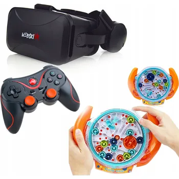 Virtuální realita VR 3D brýle pro virtuální realitu 360° + EDUKAČNÍ DOVEDNOSTNÍ HRA LABYRINT