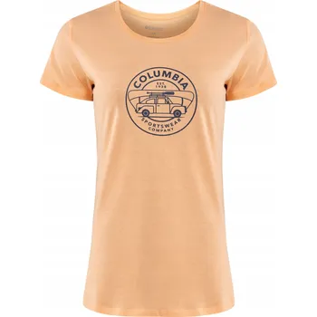 Dámské tričko Dámské trekové tričko Columbia oranžové XS