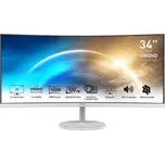 MSI/PRO MP341CQW/34"/VA/3440x1440/100Hz/1ms/White/2R (PRO MP341CQW)