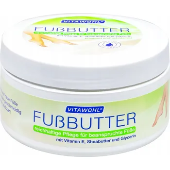 Péče o nohy Máslo na nohy s bambuckým máslem Vitawohl, 250 ml