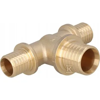 rozdělovač topení T-rozdělovač mosazný 25/32/25 KAN-therm Ult