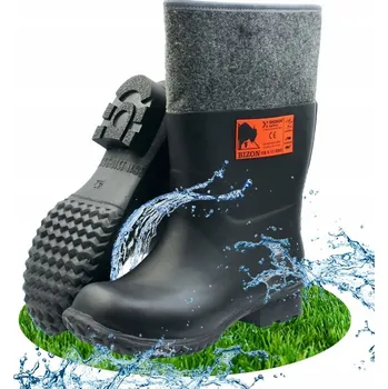 Pracovní obuv Pánské gumové holínky s filcovou vložkou, pracovní obuv SIGMA BIZON OB E CI HRO 41