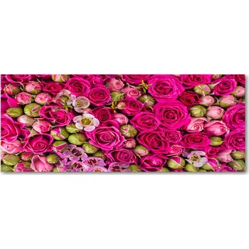 Obraz Skleněný panel z tvrzeného skla mezi skříňky Růže XXL