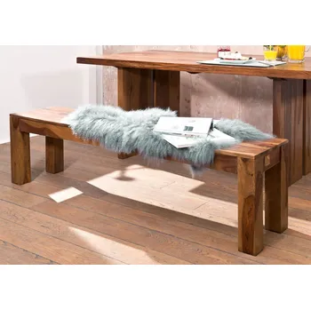 ROUND Lavice 178x35 cm, palisandr, hnědá