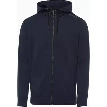 Pánská softshellová bunda PORSCHE DESIGN Leisure Jacket Bunda volnočasová sportovní na zip s kapucí tmavě modrá (Pohodlná volnočasová bunda s nastavitelnou kapucí a tkaným lemem na rukávech.)
