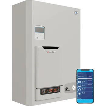 Krbová kamna Dvojfunkční ocelová Kamna Elterm s elektrickým výkonem 9 kW