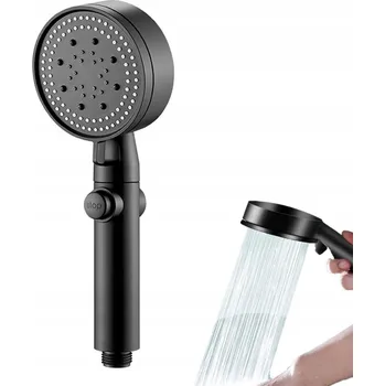 Sprchová hlavice Černá sprchová hlavice Highest-store