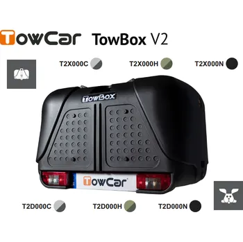 Auto-moto TowCar Přepravní box na tažné zařízení TowBox V2