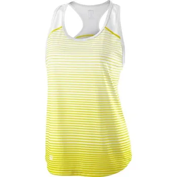 Pánské tričko Dívčí tričko WILSON STRIPED TANK YELL/WH L