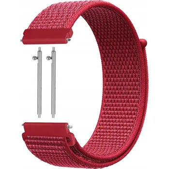 Řemínek na hodinky Řemínek Aristex pro Samsung 22mm červený