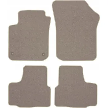 autokoberec ŠKODA CITIGO 2011 - 2019 velurové autokoberce BÉŽOVÉ STD