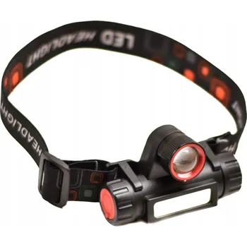 Čelovka ČELOVKA 2X LED AKUMULÁTOR XPE COB USB SOS