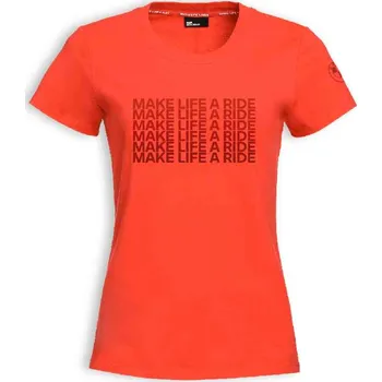 Dámské tričko BMW Motorrad Dámské triko Make Life a Ride - Červené Velikost: S