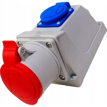 Elektrická zásuvka Zásuvka silová nástěnná 32A 5P sada 1x230V stavební