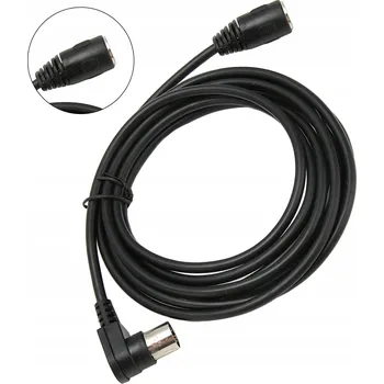 Bezpečnostní kamera 90stupňový prodlužovací kabel MIDI Din 5 Pin DIN samec na