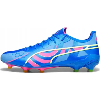 Kopačky Fotbalová obuv pánské PUMA King Ultimate Energy Fg/Ag ultra blue 41