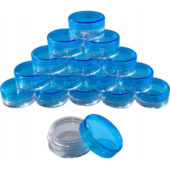 Úložný box Úložný box na ozdoby Perfect průhledný, modrý