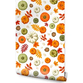 Fototapeta Tapeta Barevné Listy podzim Dýně Příroda Dekorace