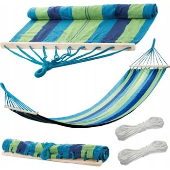 Houpací síť Houpací síť bez tyče LACESTONE, vícebarevná, nosnost 120 kg, rozměry 270 x 140 cm