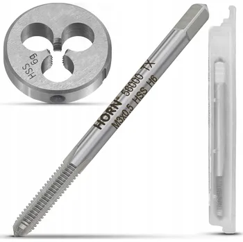 Závitořezný nástroj Závitník ruční M3, DIN-352/1P + Závitové očko M3x0.5