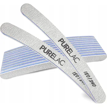 Pilník Na Nehty Purelac Manikúra Banana Zebra HQ 180/240 Sada 10 ks