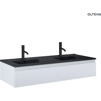 Koupelnový nábytek Oltens Vernal umyvadlo se skříňkou 120 cm, matná černá/matná šedá 68011700