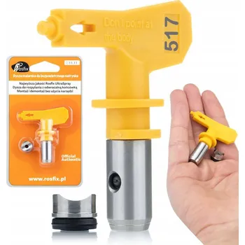 MALÍŘSKÁ TRYSKA MODEL 517 PRO AGREGÁT, MALÍŘSKÁ PISTOLE + 3X TĚSNĚNÍ, FILTR