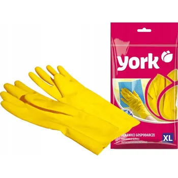 Pracovní rukavice GUMOVÉ RUKAVICE pro domácnost na mytí nádobí a úklid, latexové, velikost XL