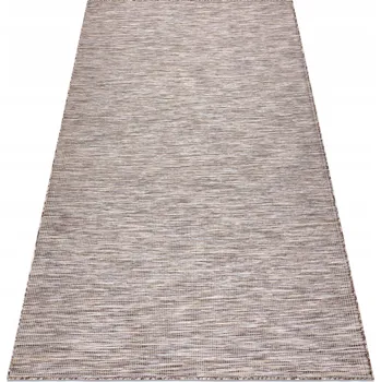 Koberec KOBEREC PROPLÉTANÝ SISAL VENKOVNÍ PLOCHÝ TKANÝ PATIO 78x150 cm béžový #D258