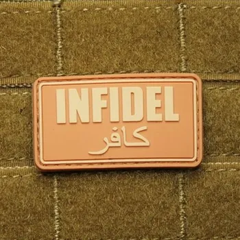 Nášivka Nášivka INFIDEL plast DESERT (Nášivka INFIDEL plast DESERT)