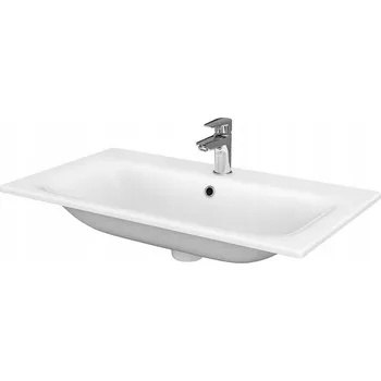 Umyvadlo Umyvadlo zápustné do desky obdélníkové Cersanit bílé